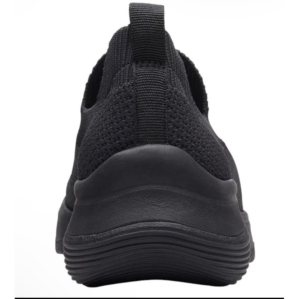 Clarks Cloudsteppers Circuit Path Womens‎ Black Knit Slip On Sneakers US 5 M NEW - Picture 3 of 7